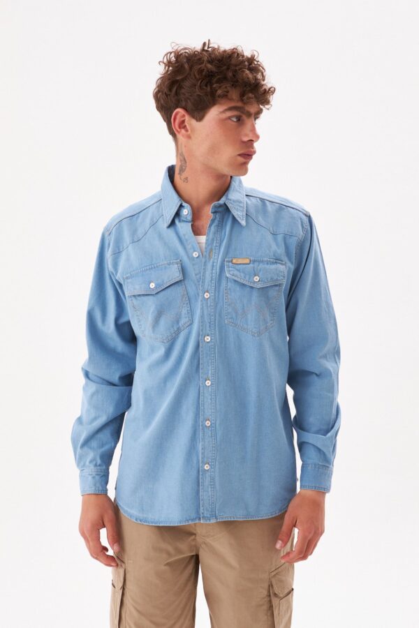 CAMISA JEAN WESTERN HOMBRE