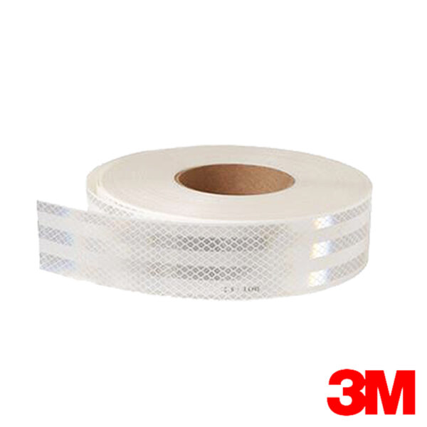 CINTA 3M REFLECTIVA PARA TRANSPORTE GRADO DIAMANTE BLANCA (Cod.8472)