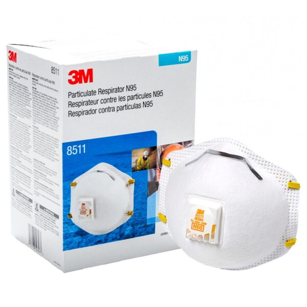 Respirador para Partículas 3M™ 8511, N95. (Cod.8511)